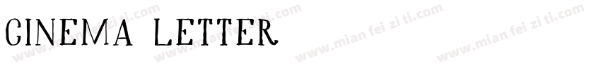 Cinema Letter字体转换